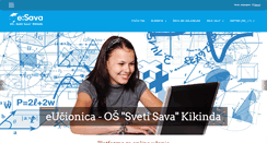Desktop Screenshot of moodle.svetisava.edu.rs